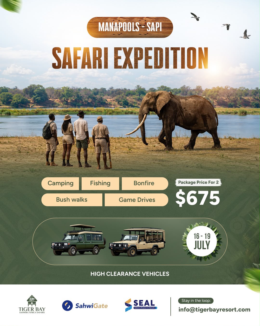 MANAPOOLS - SAPI SAFARI EXPEDITION