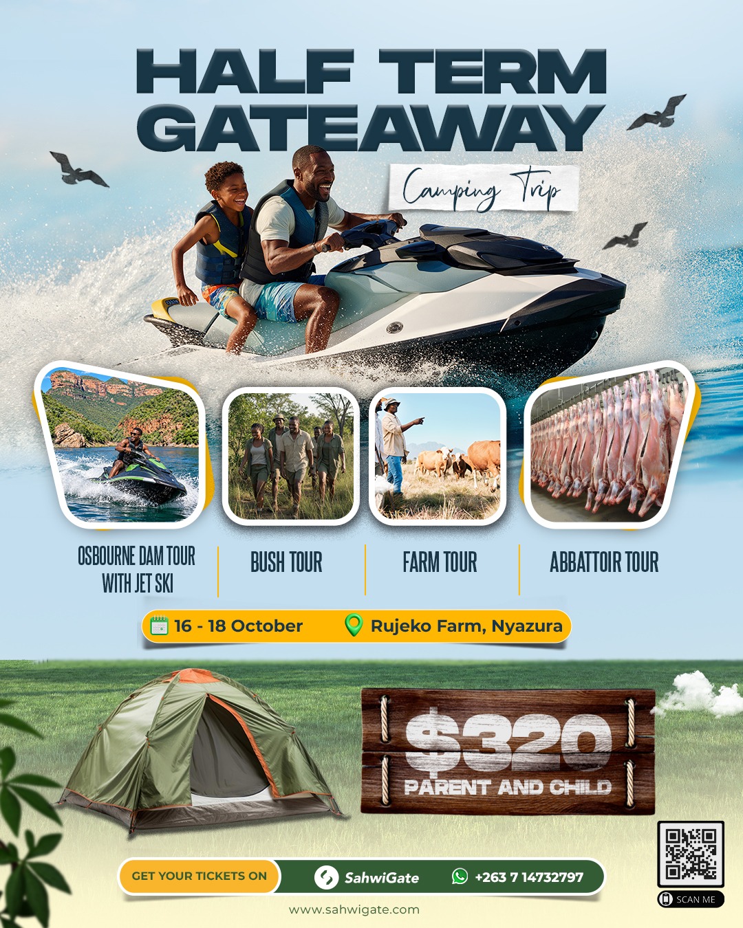 Half Term Getaway Camping Trip