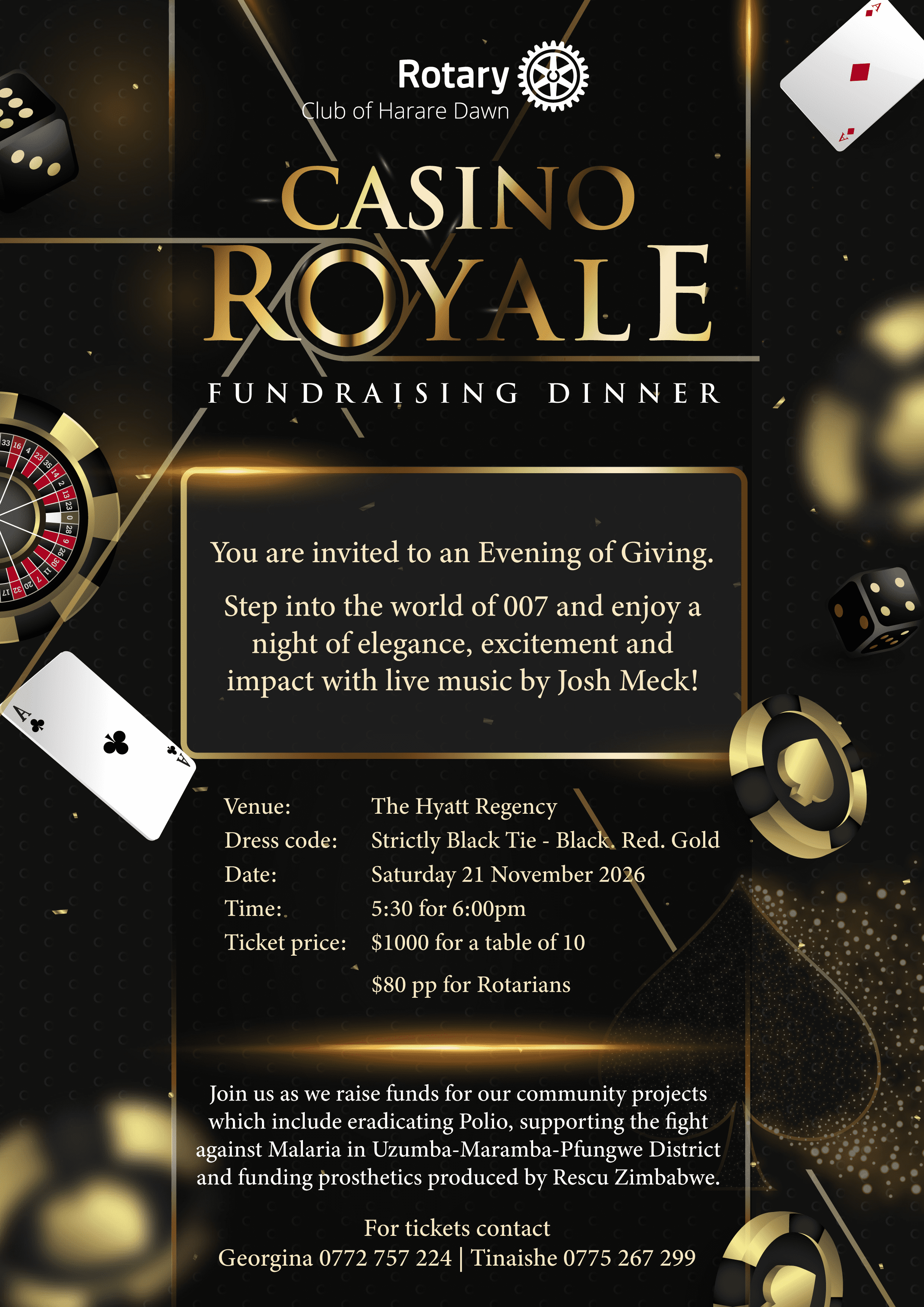 Casino Royale Fundraising Dinner