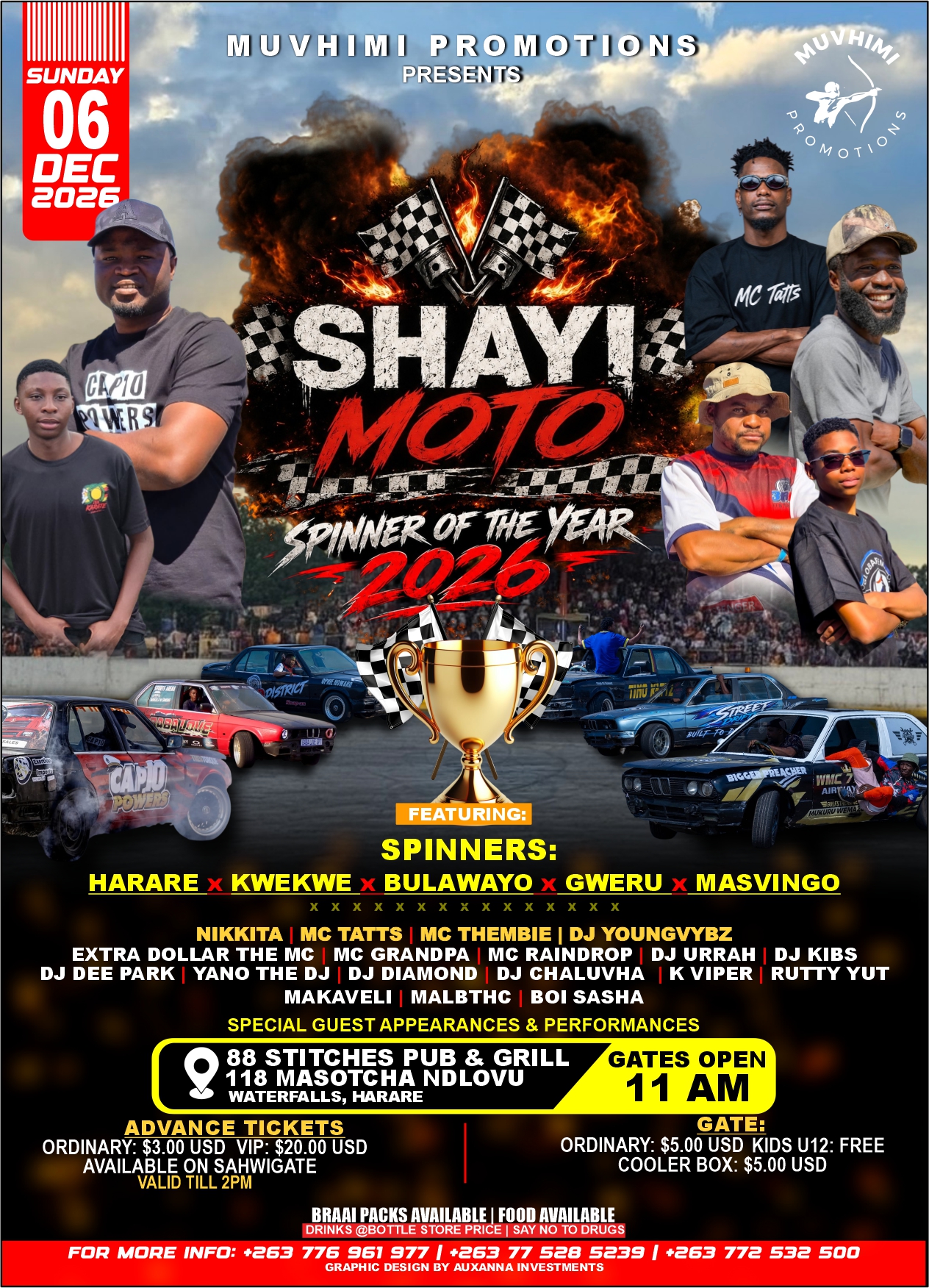 Muvhimi Promotions Presents: SHAYI MOTO – Spinner of the Year 2026