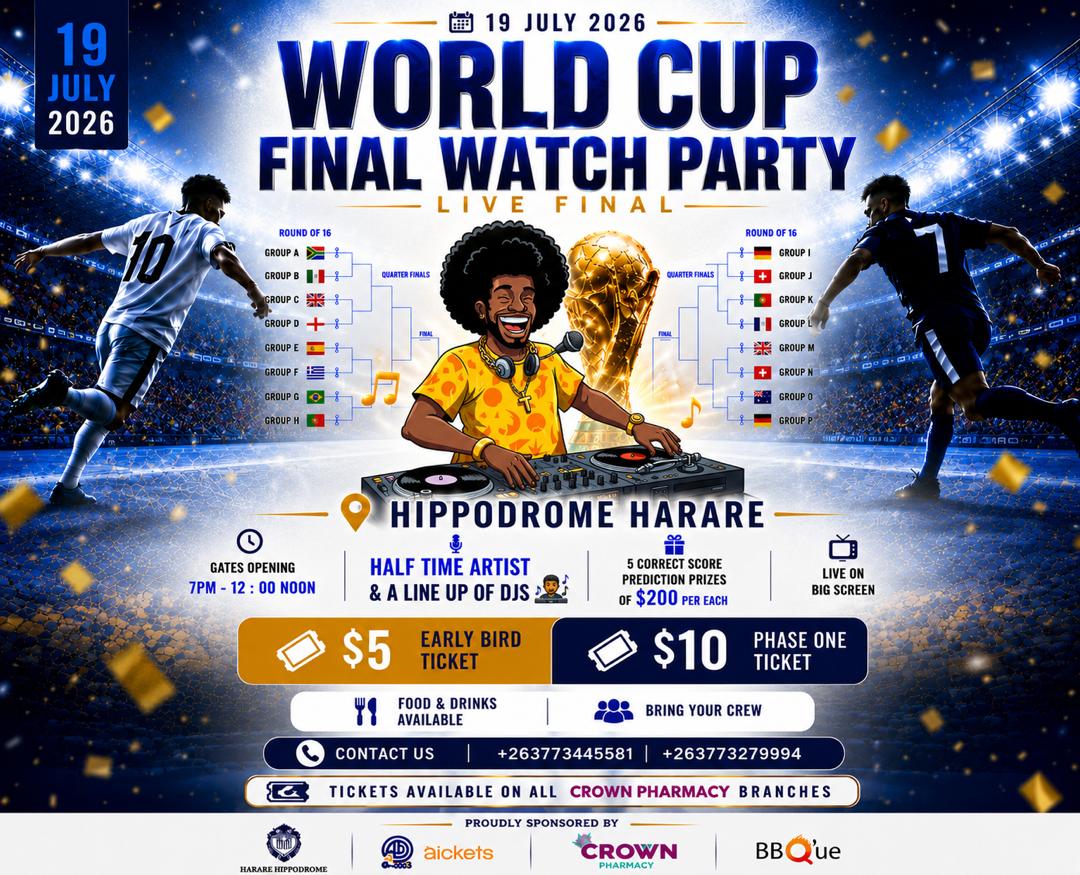 2026 World Cup Final Watch Party: Live at Hippodrome Harare