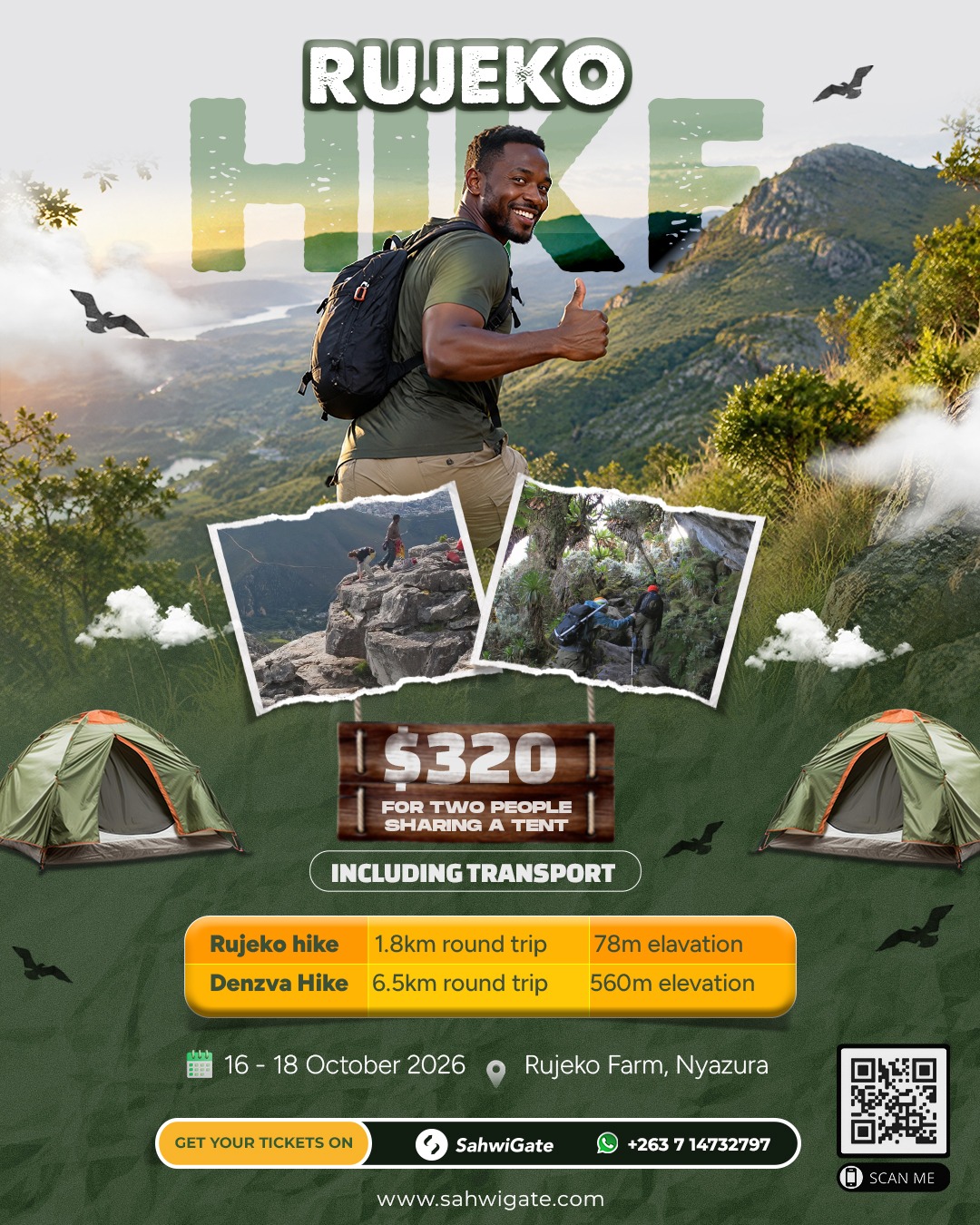 Rujeko & Denzva Outdoor Camping & Hiking Experience