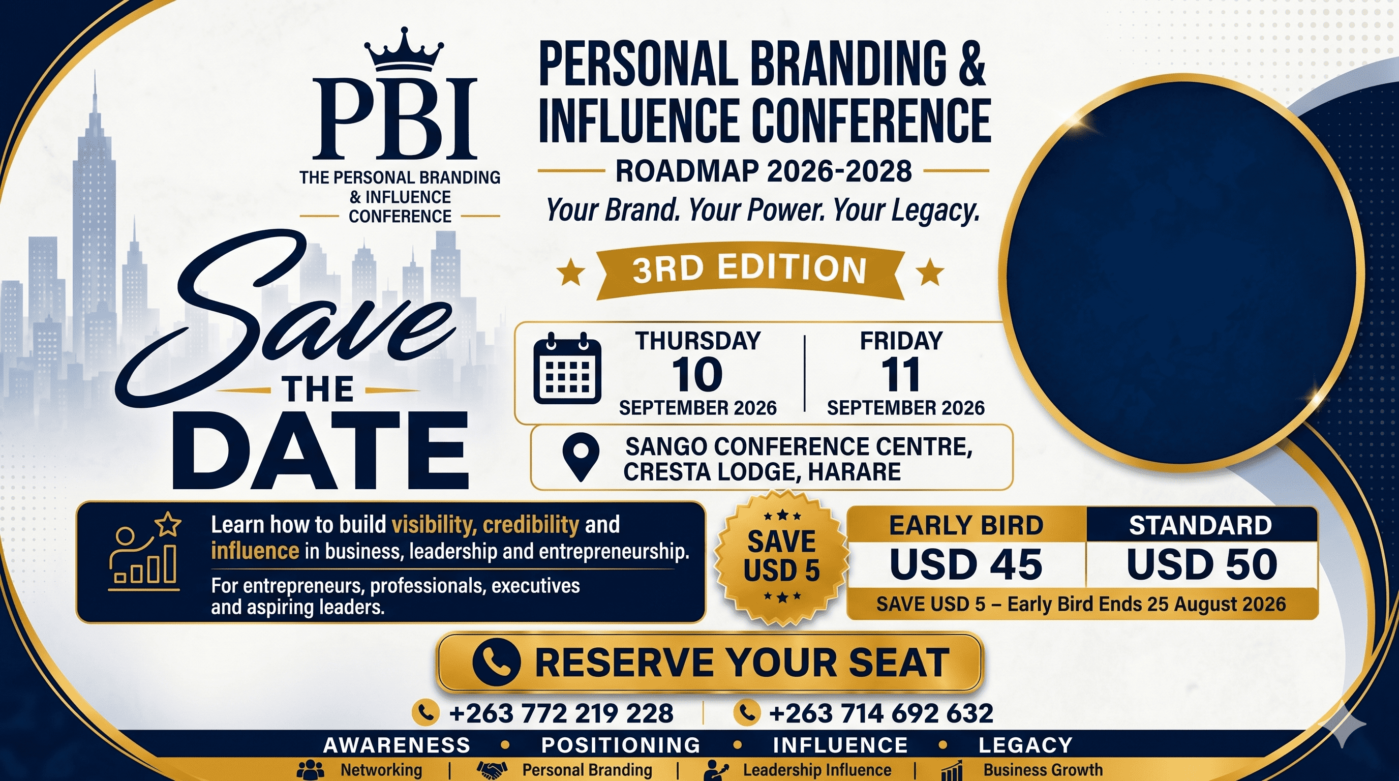 3rd Edition Personal Branding & Influence Conference